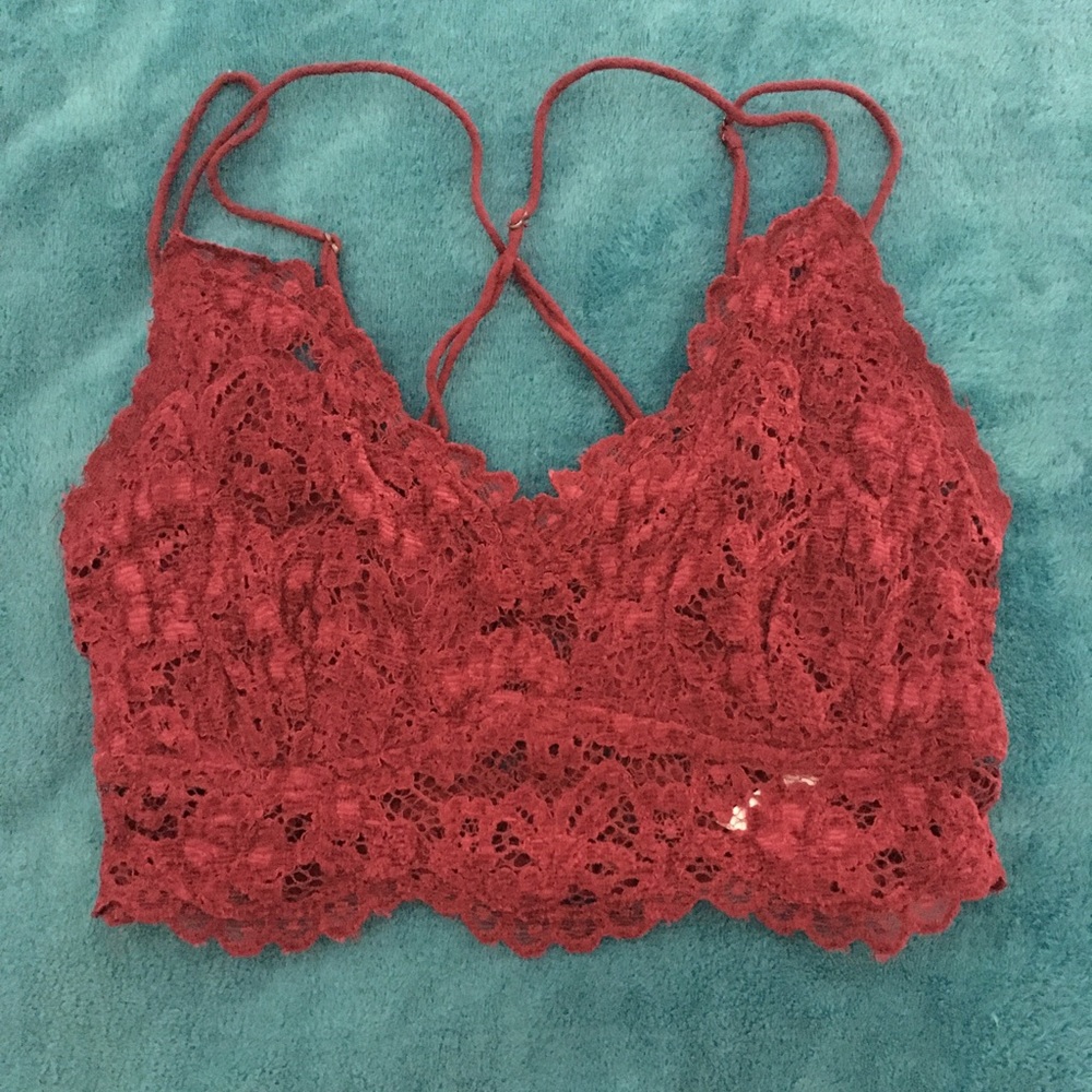 Free people celine lace bralette